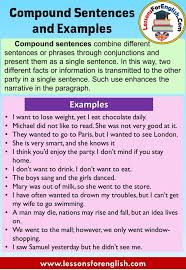 Pin On Compound Sentences