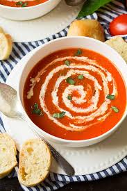 It's flavored with basil, garlic and parmesan. Easy Tomato Soup Recipe Creamy Delicious Cooking Classy