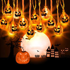 Zenoplige Halloween Kurbis Deko Licht 3m 20 Led Horror Pumpkin Lichter Batteriebetrieben 3 In 2020 Halloween Deko Lichterkette Halloween Kurbis Deko Halloween Kurbis