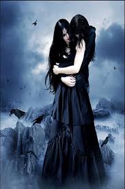The Embrace Of A Lover Could Prevent You From Leaving A Dark Place In Your Heart You Fear Never Being Touched Or Dark Beauty Gothic Images Gothic Fantasy Art