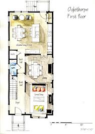 Real Estate Watercolor 2d Floor Plans Part 1 On Behance Floor Plans Floor Plan Design Floor Plan Sketch