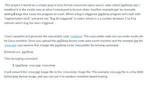 There is also metadata which contains the contents of the file. This Project Is Based On A Simple Jpeg To Bmp Form Chegg Com