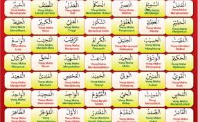 Asmaul husna adalah 99 nama allah yang wajib kita ketahui. 99 Asmaul Husna Dan Artinya Dubai Khalifa