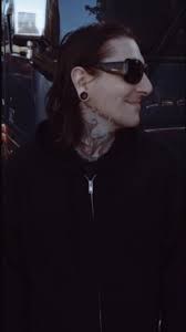 Chris Motionless Wearing Sweater