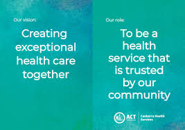 Relating to or creating an exception; Canberra Health Service Values Health