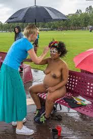 Curvy BBW girls causing a stir nude in public - be part of it