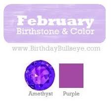 what is the february birthstone color purple amethyst