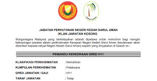 Jabatan Perhutanan Negeri Kedah Kekosongan Terkini Jobcari Com Jawatan Kosong Terkini