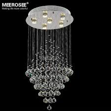 Drop ceiling lights are an interesting type of lighting fixtures and it all boils down to them being added to secondary drop ceiling lighting is the invention of the contemporary architectural style of today. Long Crystal Ceiling Lamp Round Crystal Light For Foyer Living Room Bedroom K9 Crystal Drop Lighting Top Quality 100 Guarantee Ceiling Lights Aliexpress