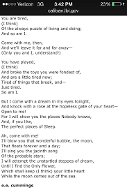 You Are Tired By E E Cummings Understanding Yourself Understanding Literature