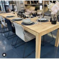Table salle a manger grande dimension ronde. Grande Table A Manger Extensible 160 290cm 6 12 Personnes Bois Chene Massif