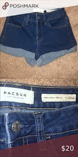 Pacsun Shorts Super Stretch Shortie Pacsun Shorts Clothes Design Dark Wash Denim