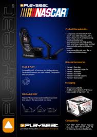 I was doing some research on the different types of racing wheels for the xbox and came to the conclusion that this wheel would easily be the best decision for any game player. Playseat Nascar Mobil 1 Playseathq