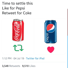 First, the distribution and service for both companies varies a great deal from market to market. Spoopie Ghostie Ø¹Ù„Ù‰ ØªÙˆÙŠØªØ± Pepsi Is Better Than Coke Suck It