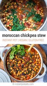 Moroccan Style Instant Pot Chickpea Stew Recipe In 2020 Vegan Instant Pot Recipes Vegetarian Stew Recipe Stew Recipes