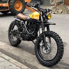 bobcat yamaha 150cc corredores de bicicleta cafeteria motos yamaha honda scrambler