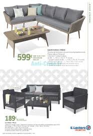 Après le nettoyage il est fortement conseillé de bien sécher votre salon de jardin tressé. Leclerc Local Le Nouveau Catalogue Du 30 Avril Au 11 Mai 2019 Est Disponible Voici Les Dernieres Promos A Ne Pas Manquer