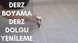 Derz #derzdolgusu #işçilik #fayans değerli izleyicilerim; Derz Boyama Derz Dolgu Yenileme Youtube