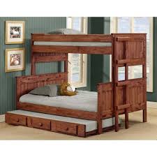 Now that's when it pays to double up. Harriet Bee Arrellano Twin Over Full Stackable Bunk Bed With Trundle Size Twin Bed Frame Color Mahogany Bunk Beds Bunk Bed With Trundle Kids Bunk Beds