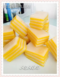 私房小菜 南瓜椰浆九层糕 由从新出发发表 文学城 food cooking pumpkin