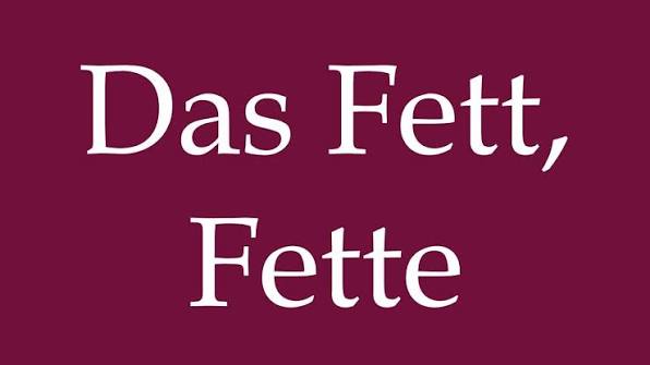 fett meaning