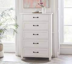 49 l basilio dresser hand crafted reclaimed hardwoods metal drawer pulls white. Stratton 5 Drawer Tall Dresser Pottery Barn