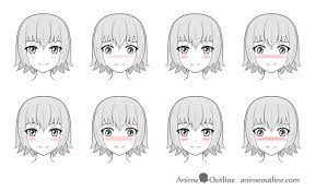 How To Draw Anime Manga Blush In Different Ways Animeoutline Anime Drawings Blushing Anime Anime Guys Shirtless