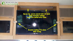 Using inverter to power the television in your rv is the most common and practical way to go. How To Install A Flat Screen Tv In Rv Motor Home Camper Under 20 Remodeling Cost Calculator