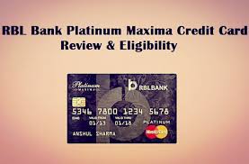 Rbl Bank Platinum Maxima Credit Card Review Eligibility Rupeeplanet Credit Card Reviews Credit Card Finance