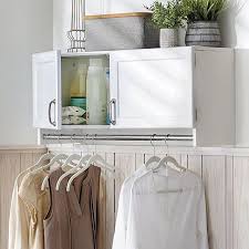 Check spelling or type a new query. Wall Mounted Storage Cabinet With Hanging Bar R Has Lots Of Space For Organizing Laundr Wall Storage Cabinets Storage Cabinet Small Laundry Room Organization
