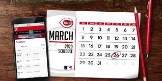 Schedules available for each us time zone. Reds 2020 Schedule Released