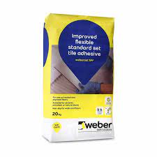 Perimeter movement joints should be inserted at door thresholds and where the tiling abuts restraining surfaces such as perimeter walls, columns, curbs, steps and plant fixed to the base c. Weberset Spf Flexible Tile Adhesive Weber Uk