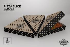 Download Pizza Slice Box V 2 Packaging Mockup Food Box Packaging Box Packaging Design Pizza Slice