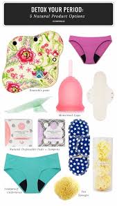 Detox Your Period 5 Natural Product Options In 2020 Period Kit Cloth Pads Zero Waste Lifestyle