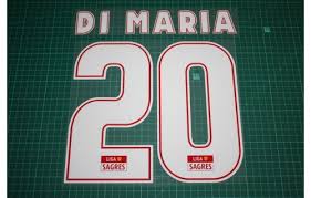 Benfica 09 10 20 Di Maria Homekit Awaykit Nameset Printing
