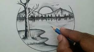 See more ideas about landscape drawings, landscape pencil drawings, pencil art drawings. How To Draw Beautiful Scenery Of Nature Easy Drawing Youtube