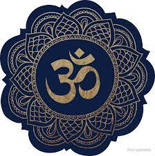 Gold Ohm Mandala Sticker By Royal Sass Om Symbol Art Om Art Mandala Drawing