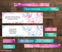 Refer to our samples and templates for references. Printable Address Labels In A Watercolor And Floral Design Free Printable Labels Templates Label Design Worldlabel Blog