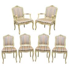 The best dining chairs are durable and last for years, while also providing you with sitting comfort. Set Of Six French Provincial Louis Xv Style Cream Painted Dining Room Chairs For Sale At 1stdibs