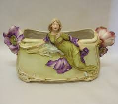 Royal Dux Art Nouveau Maiden Vase Royal Dux Ceramics South Perth Antiques Collectables Art Nouveau Jewelry Art Nouveau Art Deco