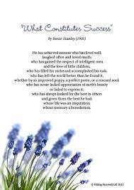 Funeral Poem What Constitutes Success By Bessie Stanley 1905 A Lovely Poem For A Funeral This Would Be A W Funeral Readings Funeral Poems Christmas Poems