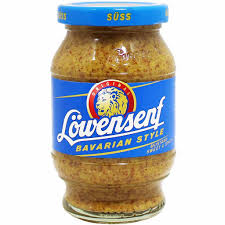Nach dem löwensenf reinheitsgebot werden ausschließlich vier. Lowensenf Bavarian Sweet And Spicy Mustard 10 Oz 250 G Yummy Bazaar