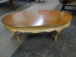 $ 75.00 dollars for the pair. Sold Price Oval French Provincial Coffee Table May 1 0115 10 00 Am Cdt