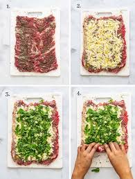 Cheesy Flank Steak Rolls Recipe Flank Steak Recipes Flank Steak Rolls Recipes