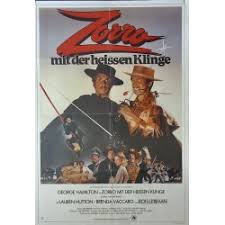 Zorro The Gay Blade Japanese movie poster - illustraction Gallery