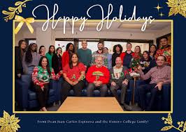 Happy Holidays from Dean Juan Carlos Espinosa and the FIU Honors family! 🎄  As we celebrate this joyous season, we want to thank our incredible  students, alumni, faculty, and staff for making
