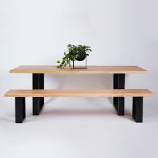 Industrial Meets Contemporary With The Pyrmont Dining Table Crafted From A Solid E Wood Dining Room Table Reclaimed Wood Round Dining Table Dining Table Black