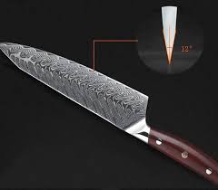 For the professional or aspiring chef: 5pc Japanese Damascus Steel Kitchen Knife Set Knifewarehouse