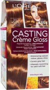 L Oreal Paris Casting Creme Gloss 6 354 Toffee Delice Tinta De Cabelo Coloracao De Cabelo Cabelos Ruivos