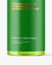 Mock up realistic transparent cup plastic packaging product and. Clear Plastic Bottle Mockup In Bottle Mockups On Yellow Images Object Mockups